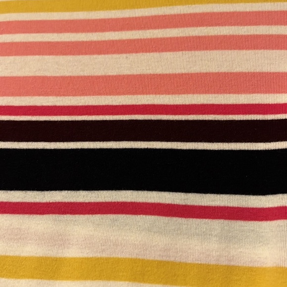 Talbots XL Long Sleeved Multicolor Striped Tee - Picture 4 of 5